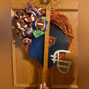 Football🏈 Wreath with Helmet & Bow
